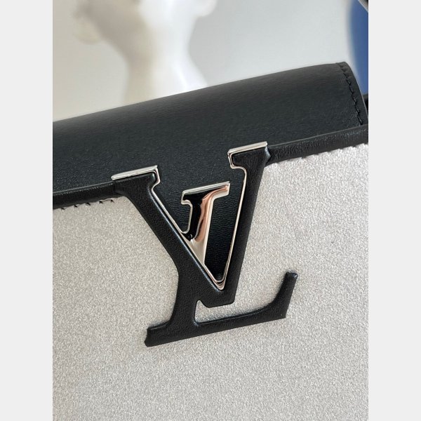 Fake Louis Vuitton Cabas Voyage Tote Taurillon Shadow M57290 Replica At  Cheap Price